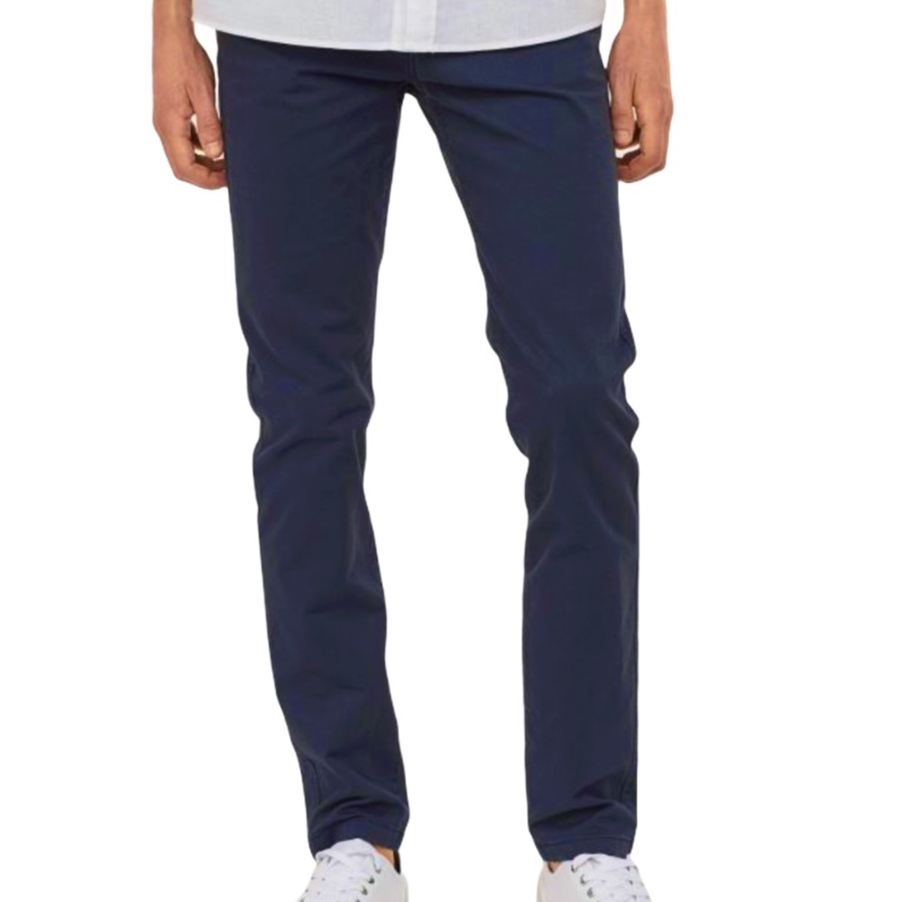 H&M Blue Skinny Fit Chino Pants
